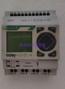 MOELLER easy412-DC-R 金钟默勒 PLC 可编程控制器 拆机包好
