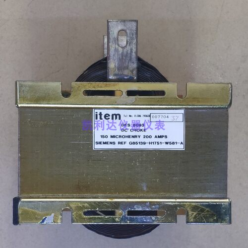 G85239-H1751-W581-A直流电抗器150MICROHENRY 200AMPS
