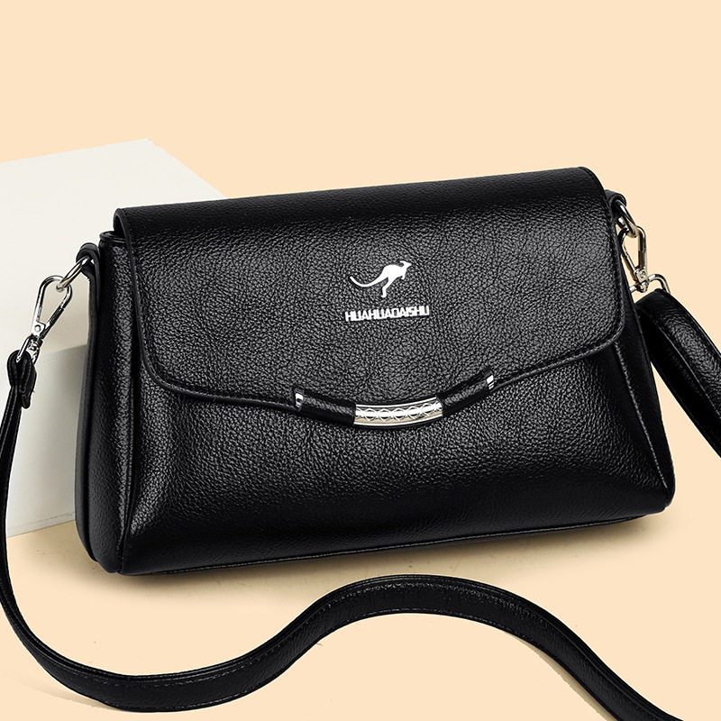 香港专柜真皮女包2025新款单肩包轻奢高端大容量头层牛皮斜挎包潮