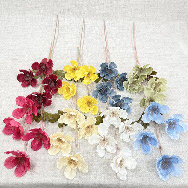 包邮4头大芙蓉花仿真婚庆拱门婚庆堂背景装饰假花绢花 布置道具