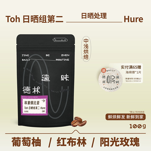 TOH日晒组第二中浅烘手冲咖啡豆