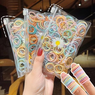 儿童拇指发圈高弹不伤发小号皮筋弹性好婴儿宝宝头绳新款女童头饰