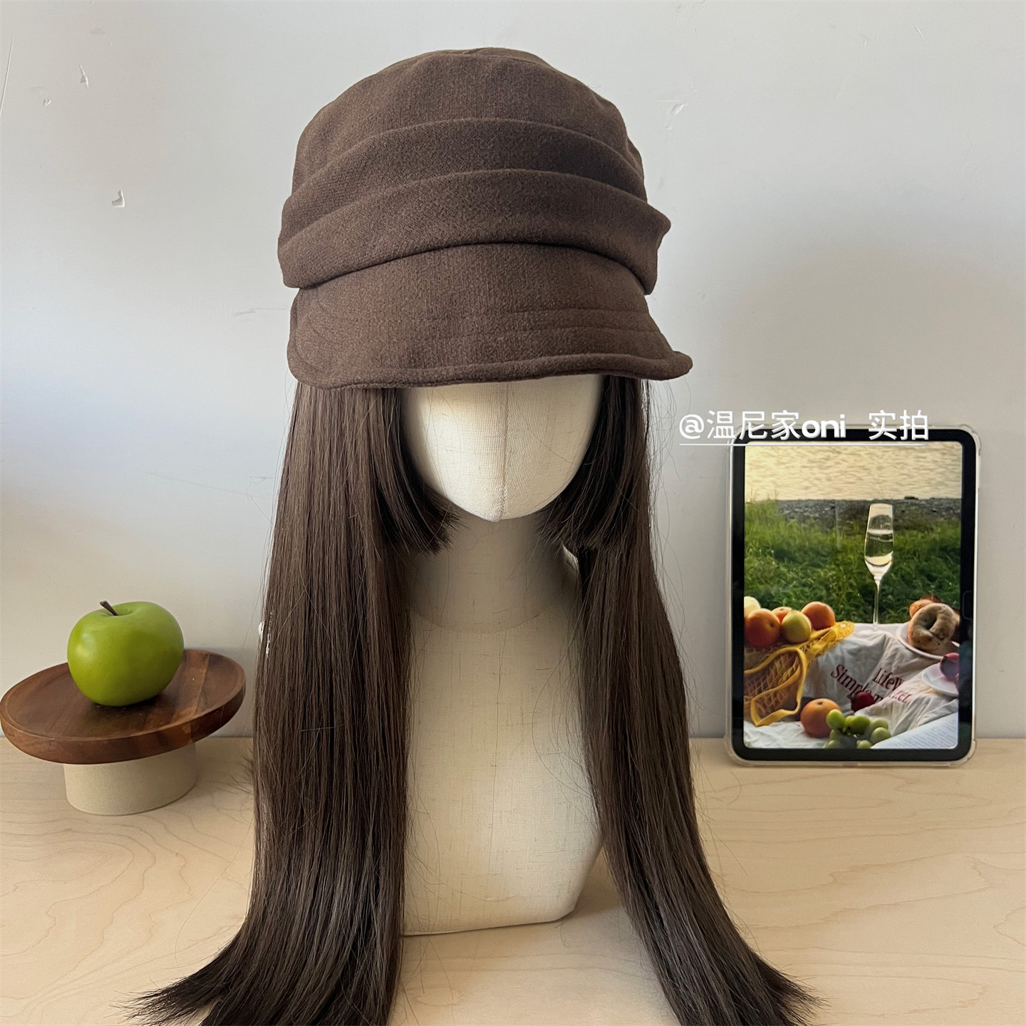 日系山本风~帽檐可卷！简约大气仿羊毛呢褶皱马术帽女文艺报童帽,服饰配件/皮带/帽子/围巾,帽子,淘宝优惠券,粉丝福利购,淘宝优惠卷