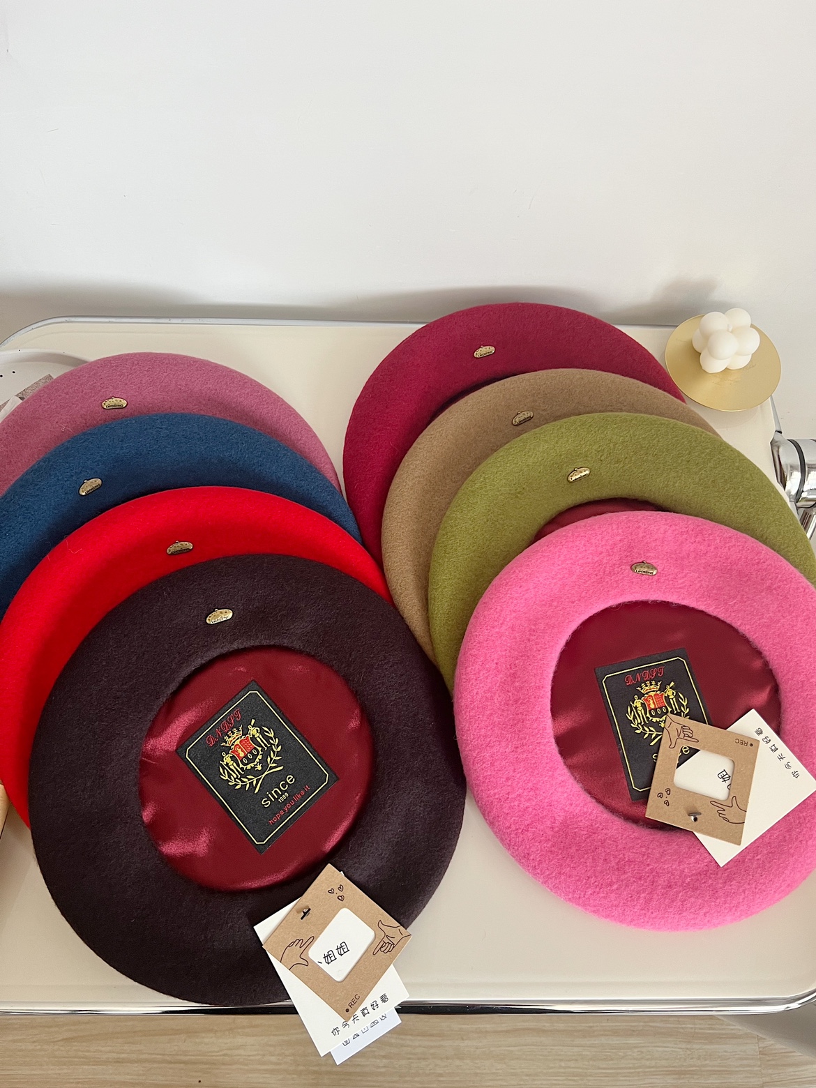 高品质升级版小头围羊毛呢贝雷帽女秋冬复古百搭气质复古画家帽潮