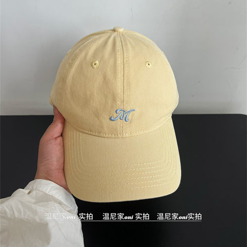 元气感~小鸡黄ins刺绣棒球帽！