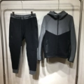 Black and Dark Gray Suit