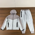Milk Gray Color Matching Suit