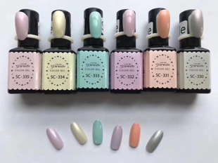 日本Presto瓶装新色甲油胶指甲油胶光疗胶砂糖胶美甲用品色胶