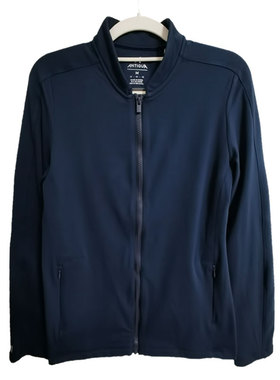 春秋新款女士外套休闲运动弹力面料柔软亲肤修身立领拉链上衣