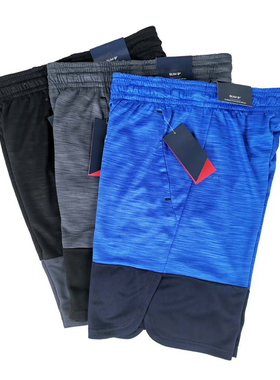 新款美国潮牌运动休闲男士短裤跑步短裤舒适透气外贸原单