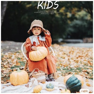 儿童外景旅拍摄影道具秋收仿真南瓜 宝宝拍照复古摆件小南瓜套装