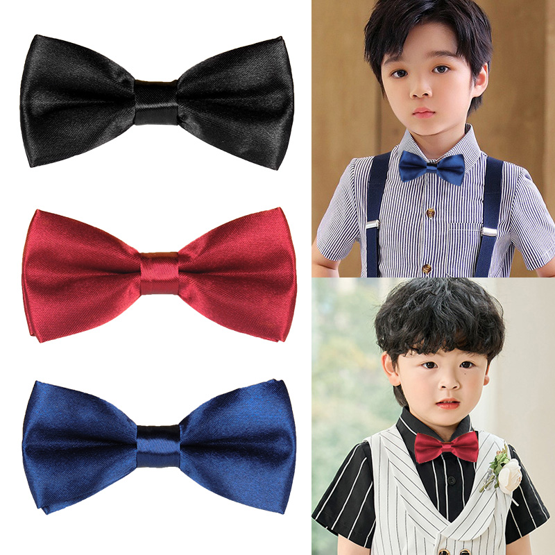 儿童领结韩版男童潮小孩学生演出表演校服蝴蝶结绅士英伦风小领结