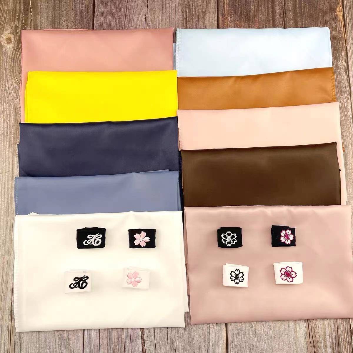 三角巾jk水手服领巾基础款学院纯色制服日系手打领结环扣小物白色