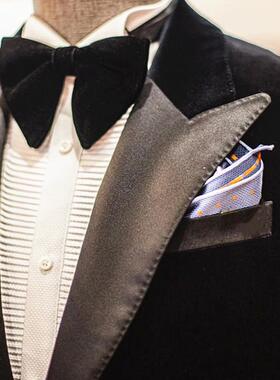 婚礼领结男复古休闲韩版结婚拍摄女尖角蝴蝶结纯色咖色蓝色百搭潮