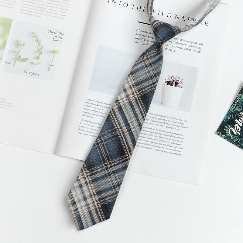 晒海jk制服小领带女学院风懒人免打白衬衫领带男dk装饰校服领结女