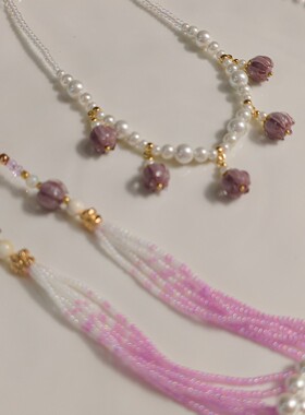 限时特价 原创古风铃兰短璎珞 汉服配饰清新流苏小钗新中式发簪