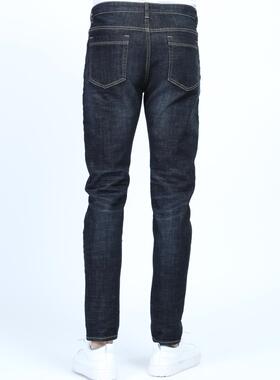 Q78NZ2031利家秋冬款休闲男式微弹牛仔裤低腰窄脚长裤