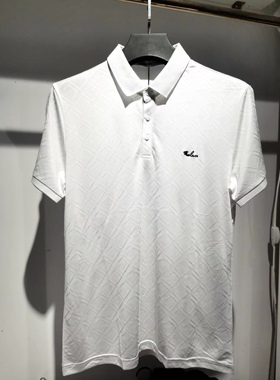 利家新款冰丝男装短袖t恤polo衫上衣服夏季薄款G2XTX1341Y 1342Y