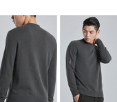 男士 G3DMS0113S利家秋冬款 半高领羊绒衫 套头毛衣0013S