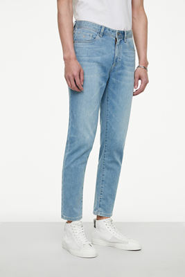 JJ1A20336 JJ1A80131春秋时尚休闲水洗牛仔裤男修身版直筒裤