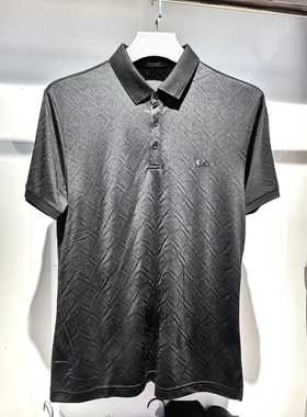 利家新款冰丝男装短袖t恤polo衫上衣服夏季薄款G2XTX1341Y 1342Y