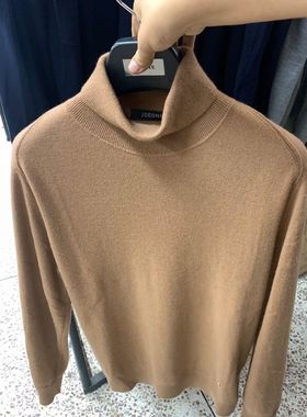 JY1A51527男装秋冬款羊毛羊绒高领套头保暖毛衫