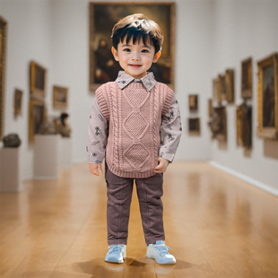 2024新款洋气婴儿童装男童春装套装男宝宝0一1岁2潮3帅气小童衣服