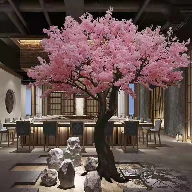 大型仿真樱花树室内造景定做