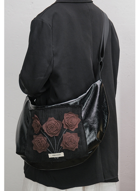 Upgranule 斜挎野玫瑰花 小众设计师单肩包早八人原创通勤包