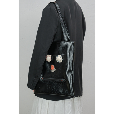 Upgranule 去去内耗  小众设计师单肩包原创环保pu通勤包