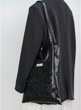 Upgranule 蕾丝先生 小众设计师单肩包原创环保pu通勤包