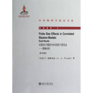 RT正版 关联电子模型中的有限尺度效应:结果:exact results9787301215548 兹维亚金北京大学出版社自然科学书籍