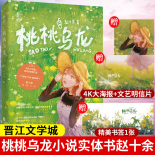 校园言情 明信片 晋江文学城 赠4K海报 都市情感 甜 桃桃乌龙小说实体书 偏执 书签 燃尽浪漫 赵十余 成长励志小说书籍 青春文学