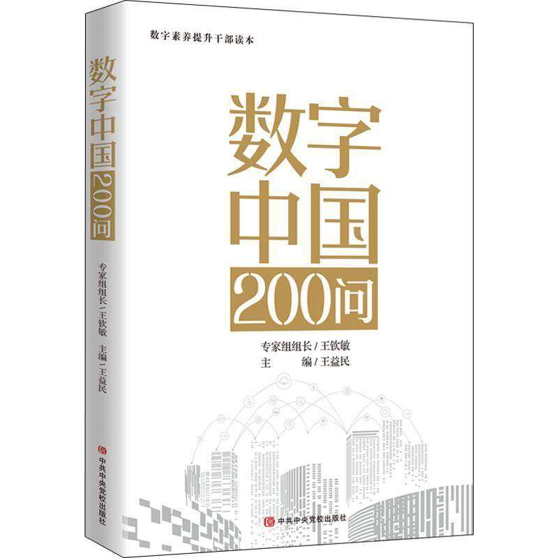 RT正版 数字中国200问9787503573095 王益民党校出版社经济书籍