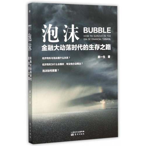 RT正版 泡沫:金融大动荡时代的生存之路:how to survive in the era of financial turmo9787506084574 郝一生东方出版社经济书籍
