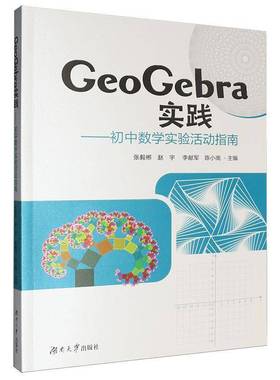 RT正版 GeoGebra实践:初中数学实验活动指南9787566741608 张毅郴湖南大学出版社图书书籍