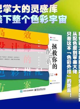 RT现货速发 拯救你的配色:设计师的色彩搭配方案9787121494550 谢蓓电子工业出版社艺术书籍