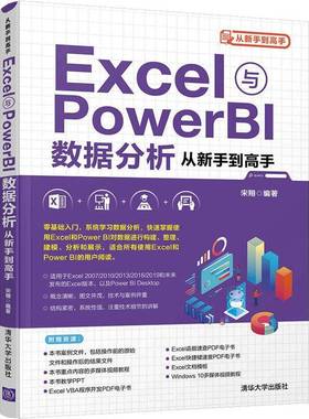 RT正版 Excel与Power BI数据分析从新手到高手9787302579298 宋翔清华大学出版社计算机与网络书籍