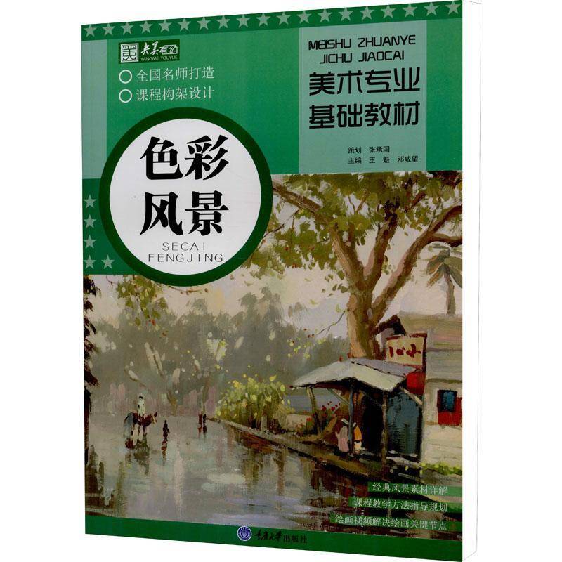 RT正版 美术专业基础教材·色彩风景9787568929295 王魁重庆大学出版社中小学教辅书籍