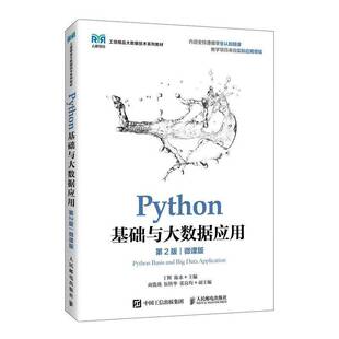 Python基础与大数据应用 丁辉人民邮电出版 第2版 9787115663917 社计算机与网络书籍 微课版 RT正版