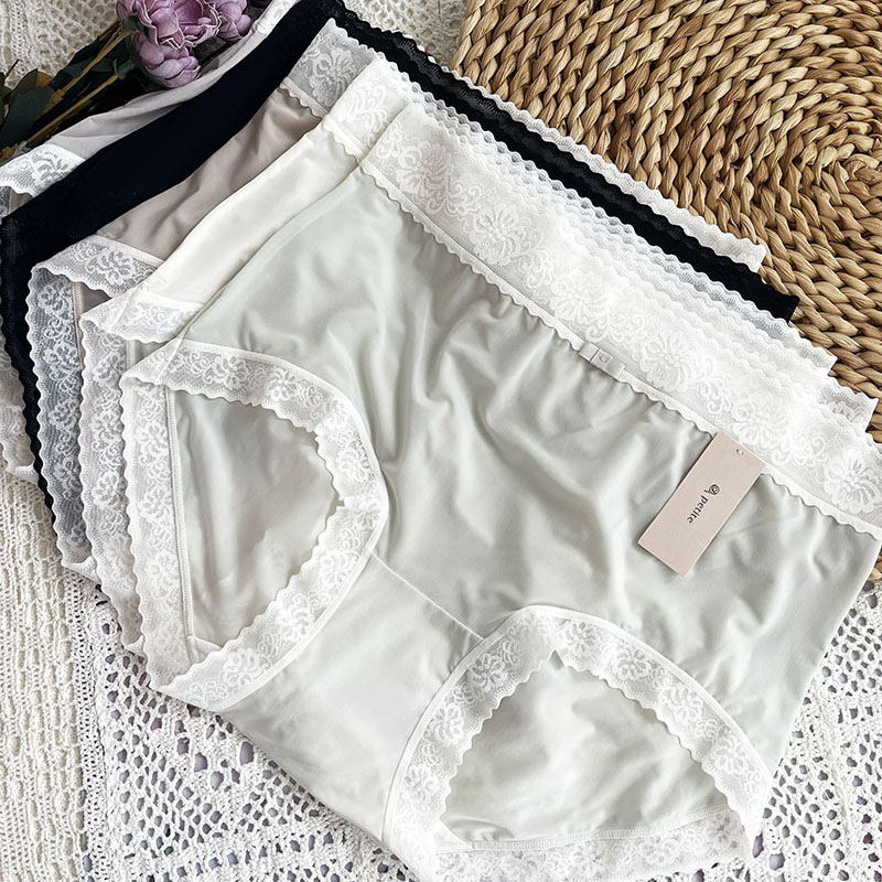 小兰裙新款e010超薄冰丝夏季蕾丝凉爽petite内裤女