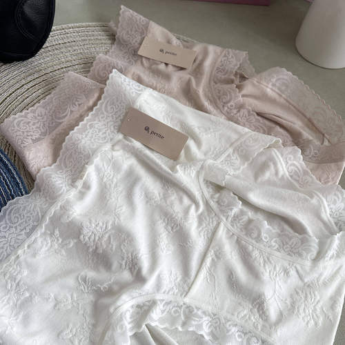 满3条包邮！小兰裙F032蕾丝提花无痕莫代尔性感petite内裤女