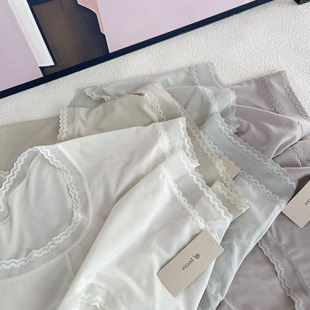小兰裙新款 z027莫代尔100S奥地利兰精纤维蕾丝柔软petite内裤女