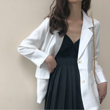 西装 外套短外套女春秋韩版 外套女夏薄款 宽松 早晚bi备 夏季 薄款