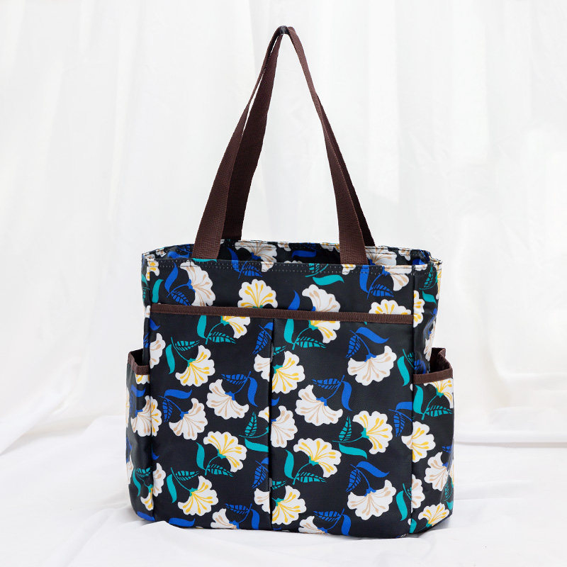 大号妈咪女包新款女帆布休闲包多用手提包韩版可爱印花包女包