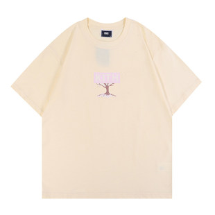 Kith Treats Box Logo Tee 东京限定樱花树印花夏季潮牌宽松短袖