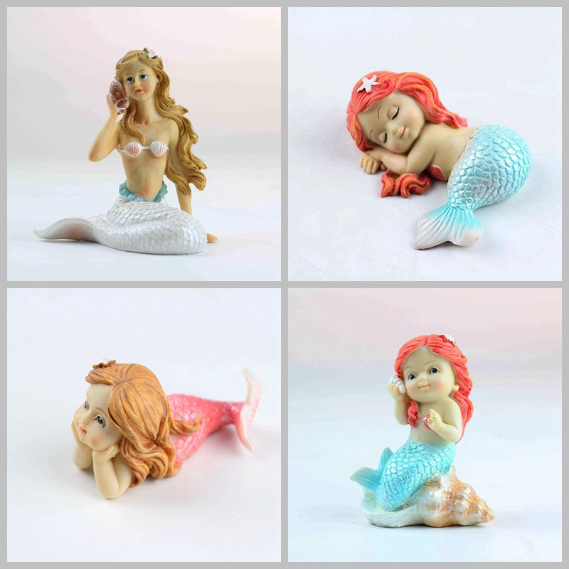 海洋系美人鱼尾巴蜡烛硅胶模具 巧克力美人鱼蛋糕甜品台慕斯模具