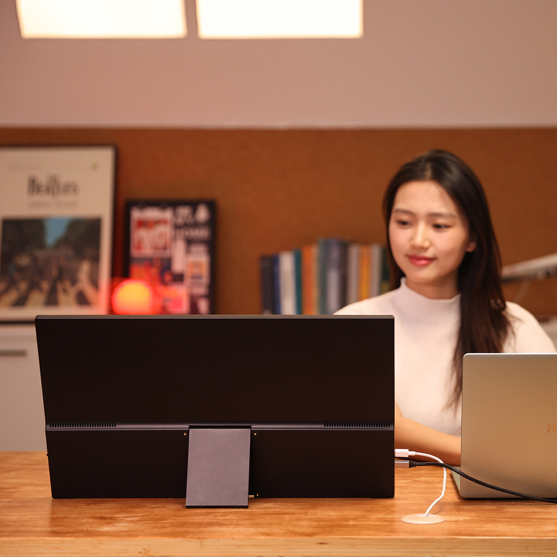 21英寸便携屏超轻博雾面防眩光屏