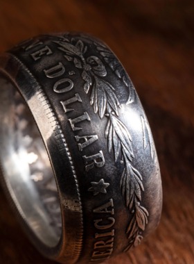 STZ男女老银币露营风原创