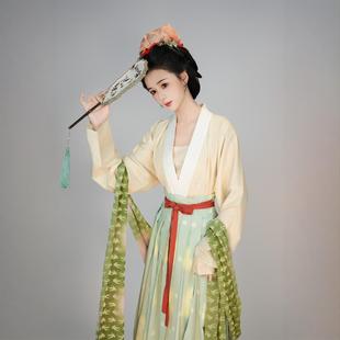 天辰司 宋仕女图 芙蓉雨燕 汉服